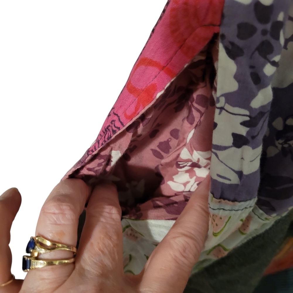 Like International Boho Patchwork Romper - M. O53 - image 4